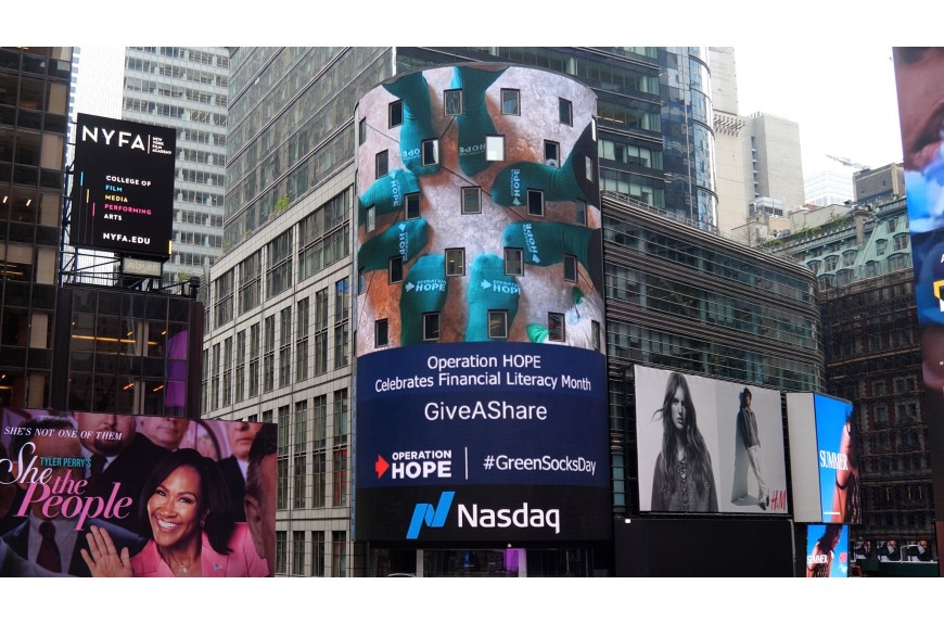 Financial Literacy Month 2026: GiveAshare Joins Operation HOPE’s Green Socks Day Movement