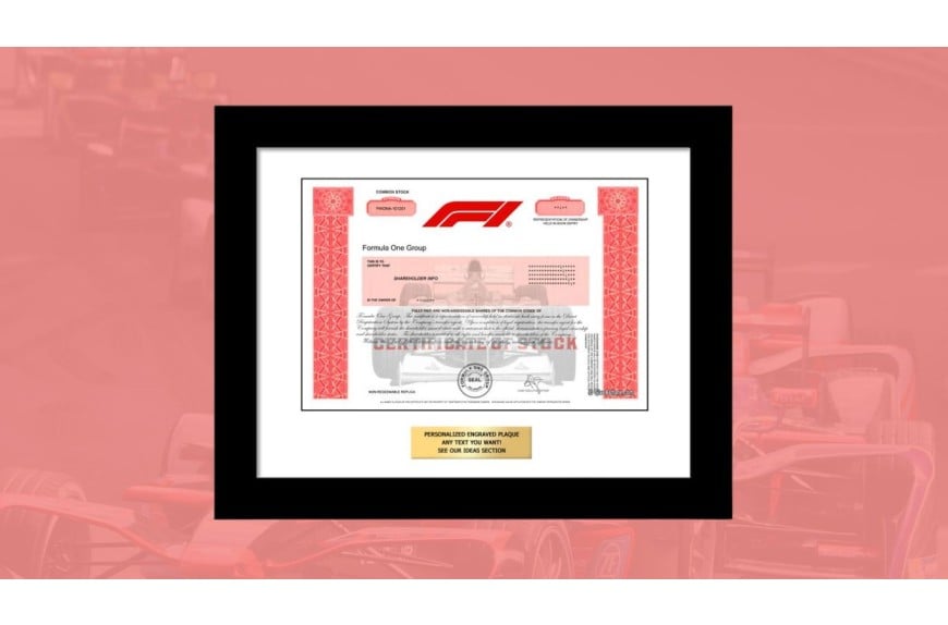 Rev Up Your Gift-Giving Game: Formula One Stock is Here! 