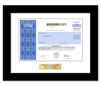 Amazon - Replica Stock Certificate