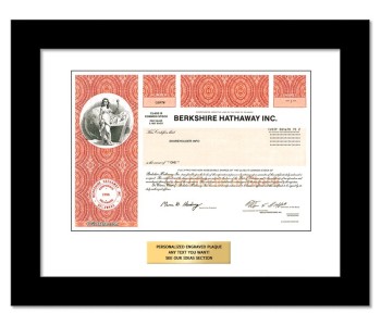 Berkshire Hathaway Stock - One Share Berkshire Hathaway Stock - One Share