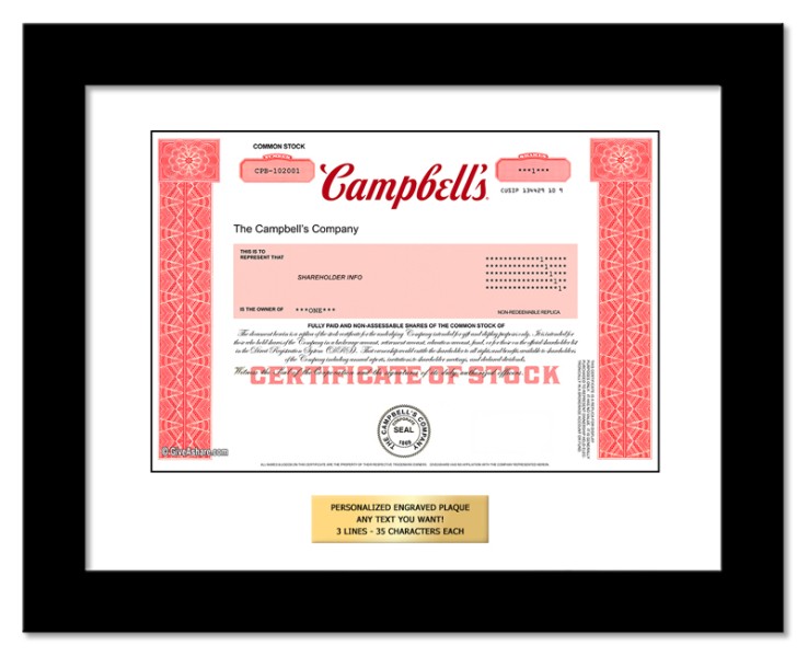 Campbells Stock - One Share
