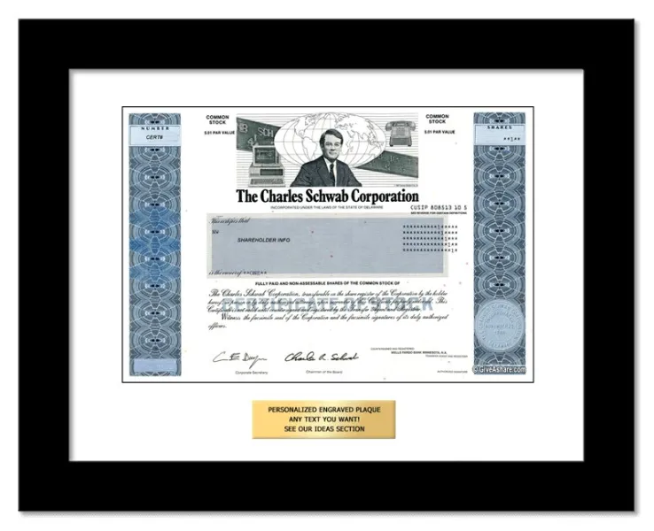 Charles Schwab Stock - One Share