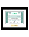 Chime - Replica Stock Certificate Chime - Replica Stock Certificate
