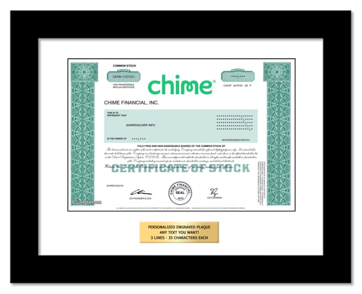 Chime Stock - One Share