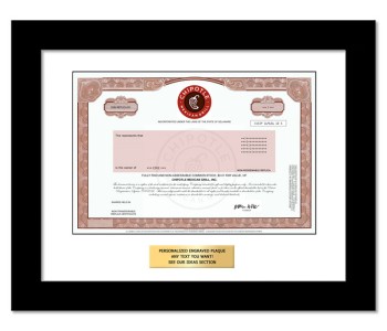 Chipotle - Replica Stock Certificate