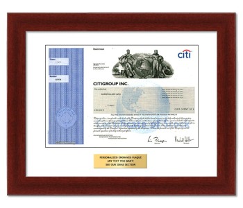 CitiGroup Stock - One Share