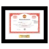 Manchester United - Replica Stock Certificate Manchester United - Replica Stock Certificate