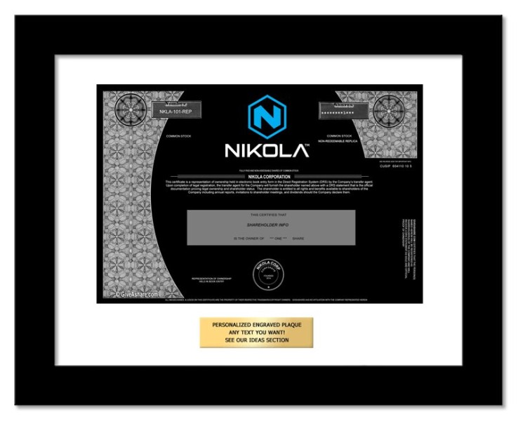 Nikola Stock - One Share