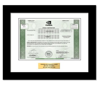 Nvidia - Replica Stock Certificate