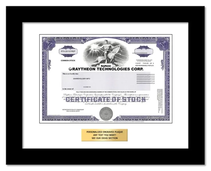 Raytheon Technologies Stock - One Share