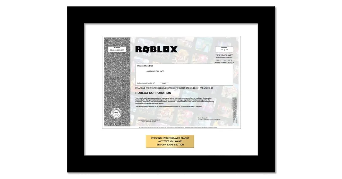 Certificate Only ROBUX NOT INCLUDED Roblox Premium Gift -  Portugal