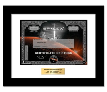 SpaceX - Replica Stock Certificate