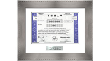Tesla and SpaceX Merger Talks: Could This Be Your Last Chance to Own an Original Tesla Stock Certificate?