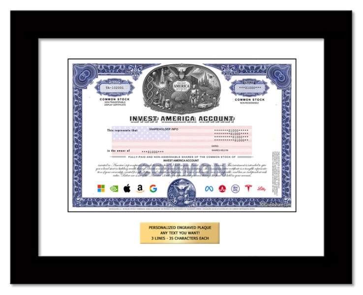 Trump Account - Stock Certificate - Design 2