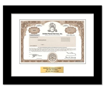 United Parcel Service Stock - One Share