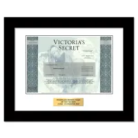 Victoria's Secret Personalized Replica Stock Certificate
