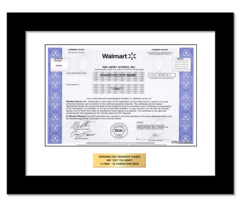 Walmart Stores Stock - One Share