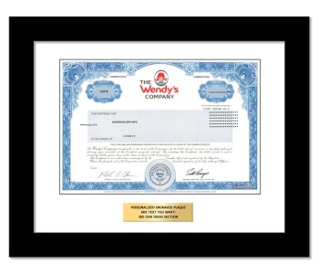 Wendys Stock - One Share