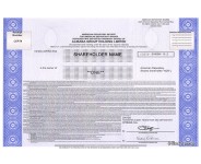 Alibaba - Replica Stock Certificate