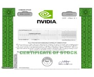 Nvidia - Replica Stock Certificate