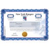 New York Rangers Stock - One Share
