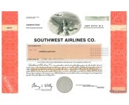 Southwest Airlines - Replica Stock Certificate