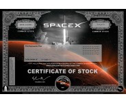 SpaceX- Replica Stock Certificate