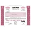 Trump Collectible Stock Certificate Trump Collectible Stock Certificate